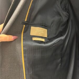 Haggar Men's Charcoal Blazer